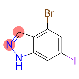 1H-Indazole,4-broMo-6-iodo-