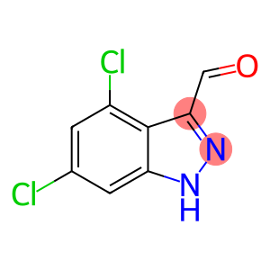 4,6-DICHLORO-3-(1H)INDAZOLE CARBOXALDEHYDE