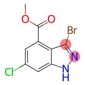 3-BROMO-6-CHLORO-4-INDAZOLE CARBOXYLIC ACID METHYL ESTER