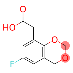 4H-1,3-Benzodioxin-8-acetic acid, 6-fluoro-