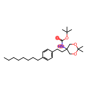 N-[2,2-Dimethyl-5-[2-(4-octylphenyl)ethyl]-1,3-dioxan-5-yl]carbamic acid 1,1-dimethylethyl ester