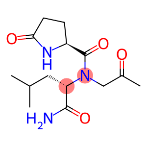 L-Leucinamide, 5-oxo-L-prolyl-N-(2-oxopropyl)- (9CI)