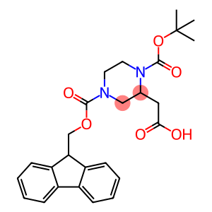 1,4-Piperazinedicarboxylic acid, 2-(carboxyMethyl)-, 1-(1,1-diMethylethyl) 4-(9H-fluoren-9-ylMethyl) ester