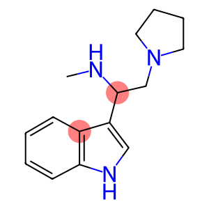 N-Methyl-alpha-(1-pyrrolidinylmethyl)-1H-indole-3-methanamine