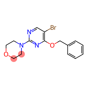 Morpholine, 4-[5-bromo-4-(phenylmethoxy)-2-pyrimidinyl]-
