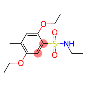 2,5-diethoxy-N-ethyl-4-methylbenzenesulfonamide