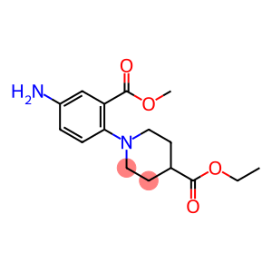 ETHYL 1-[4-AMINO-2-(METHOXYCARBONYL)PHENYL]-4-PIPERIDINECARBOXYLATE