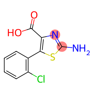 2-Amino-4-carboxy-5-(2-chlorophenyl)-1,3-thiazole, 1-(2-Amino-4-carboxy-1,3-thiazol-4-yl)-2-chlorobenzene