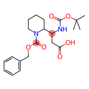 3-(1-benzyloxycarbonyl-2-piperidyl)-3-(tert-butoxycarbonylamino)propanoic acid