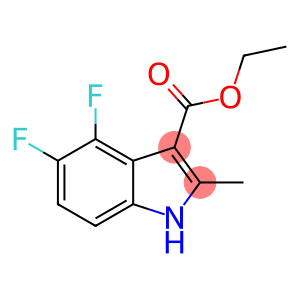 1H-Indole-3-carboxylic acid, 4,5-difluoro-2-methyl-, ethyl ester