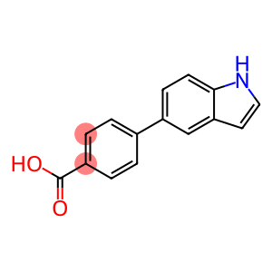 Benzoic acid, 4-(1H-indol-5-yl)-
