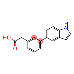 Benzeneacetic acid, 3-(1H-indol-5-yl)-