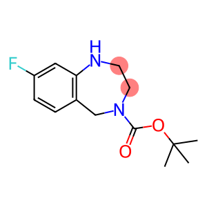 4H-1,4-Benzodiazepine-4-carboxylic acid, 8-fluoro-1,2,3,5-tetrahydro-, 1,1-dimethylethyl ester