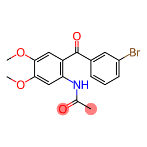 N-[2-(3-BROMO-BENZOYL)-4,5-DIMETHOXY-PHENYL]-ACETAMIDE