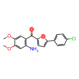 Methanone, (2-amino-4,5-dimethoxyphenyl)[5-(4-chlorophenyl)-2-furanyl]-