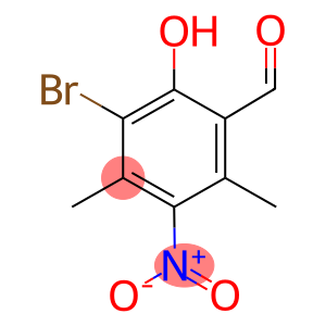 3-BROMO-2-HYDROXY-4,6-DIMETHYL-5-NITRO-BENZALDEHYDE