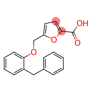 2-Furancarboxylic acid, 5-[[2-(phenylmethyl)phenoxy]methyl]-