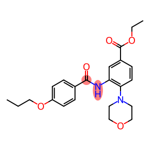 ethyl 4-(4-morpholinyl)-3-[(4-propoxybenzoyl)amino]benzoate