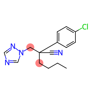 2-p-chlorophenyl-2-(1H-1,2,4-triazol-1-ylmethyl)hexanenitrile