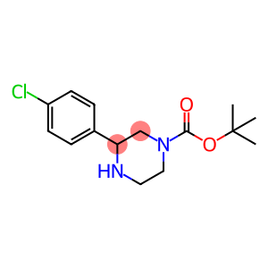 tert-butyl 3-(4-chlorophenyl)piperazine-1-carboxylate