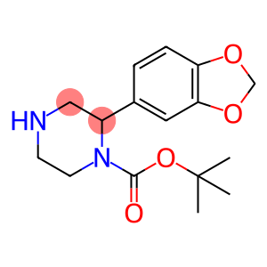 tert-butyl 2-(2H-1,3-benzodioxol-5-yl)piperazine-1-carboxylate