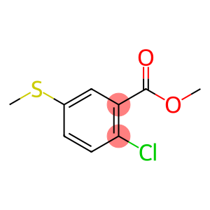 Benzoic acid, 2-chloro-5-(methylthio)-, methyl ester