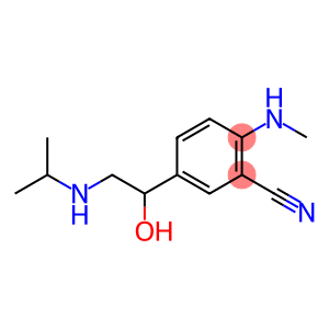 Benzonitrile, 5-[1-hydroxy-2-[(1-methylethyl)amino]ethyl]-2-(methylamino)-