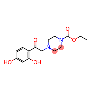 ethyl 4-[2-(2,4-dihydroxyphenyl)-2-oxoethyl]piperazine-1-carboxylate
