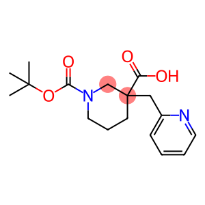 1-(叔丁氧羰基)-3-(吡啶-2-基甲基)哌啶-3-羧酸