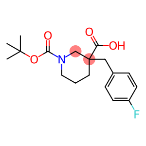 1,3-Piperidinedicarboxylicacid, 3-[(4-fluorophenyl)methyl]-, 1-(1,1-dimethylethyl) ester
