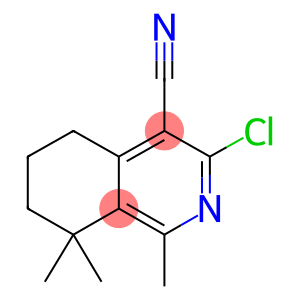 3-CHLORO-1,8,8-TRIMETHYL-5,6,7,8-TETRAHYDROISOQUINOLINE-4-CARBONITRILE