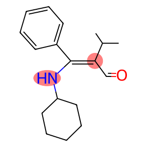 3-(cyclohexylamino)-2-isopropyl-3-phenylacrylaldehyde
