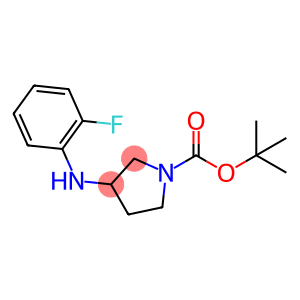 3-(2-FLUORO-PHENYLAMINO)-PYRROLIDINE-1-CARBOXYLIC ACID TERT-BUTYL ESTER
