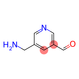 3-pyridinecarboxaldehyde, 5-(aminomethyl)-