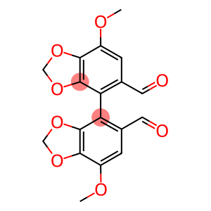 5,5'-formyl-7,7'-methoxy-4,4'-bis(1,3-benzodioxole)