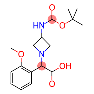 (3-TERT-BUTOXYCARBONYLAMINO-AZETIDIN-1-YL)-(2-METHOXY-PHENYL)-ACETIC ACID