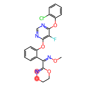 Methanone, [2-[[6-(2-chlorophenoxy)-5-fluoro-4-pyrimidinyl]oxy]phenyl](5,6-dihydro-1,4,2-dioxazin-3-yl)-, O-methyloxime, (1Z)-
