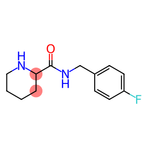 N-[(4-fluorophenyl)methyl]piperidine-2-carboxamide