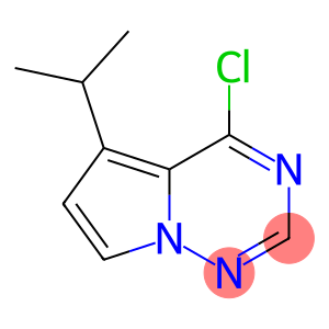 Pyrrolo[2,1-f][1,2,4]triazine,4-chloro-5-(1-methylethyl)-