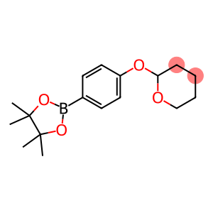 2-[4-(4,4,5,5-Tetramethyl-1,3,2-dioxaborolane-2-yl)phenoxy]tetrahydro-2H-pyran