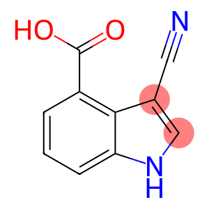 3-氰基-1H-吲哚-4-羧酸