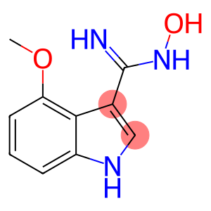 N-hydroxy-4-methoxy-1H-indole-3-carboximidamide