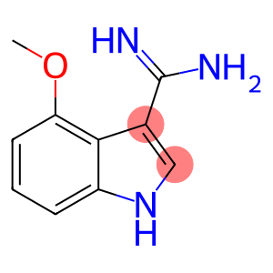 1H-indole-3-carboximidamide, 4-methoxy-