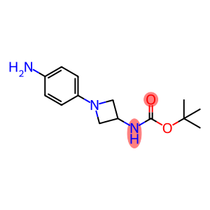 Carbamic acid, [1-(4-aminophenyl)-3-azetidinyl]-, 1,1-dimethylethyl ester (9CI)