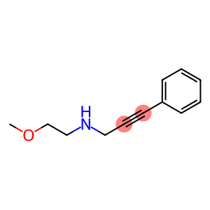 N-(2-METHOXYETHYL)-N-(3-PHENYLPROP-2-YNYL)AMINE