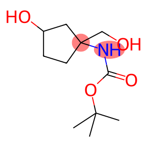 Tert-butyl (3-hydroxy-1-(hydroxymethyl)cyclopentyl)carbamate