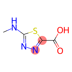 1,3,4-Thiadiazole-2-carboxylic  acid,  5-(methylamino)-