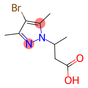 3-(4-溴-3,5-二甲基-1H-吡唑-1-基)丁酸