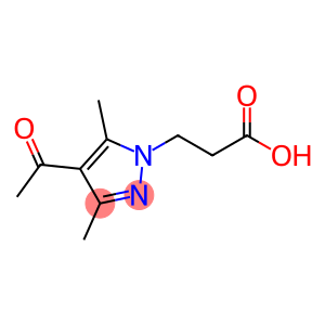 3-(4-乙酰基-3,5-二甲基-1H-吡唑-1-基)丙酸