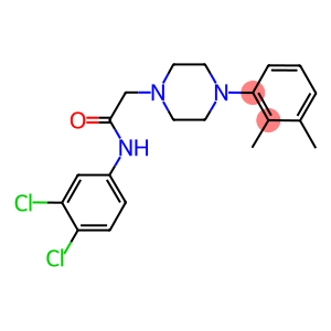 N-(3,4-dichlorophenyl)-2-[4-(2,3-dimethylphenyl)-1-piperazinyl]acetamide
